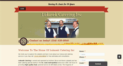 Desktop Screenshot of lukasekcatering.com