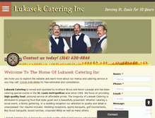 Tablet Screenshot of lukasekcatering.com